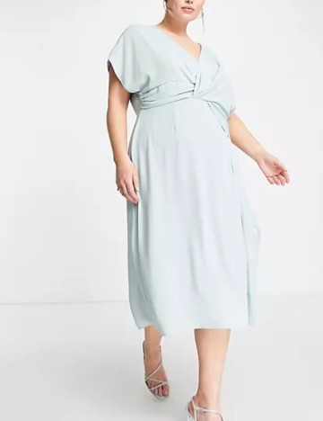 Rochie midi ASOS, verde menta