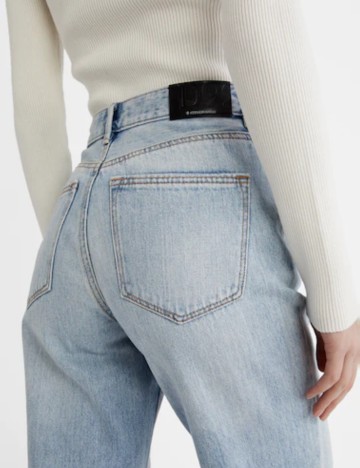 Jeans Stradivarius, albastru