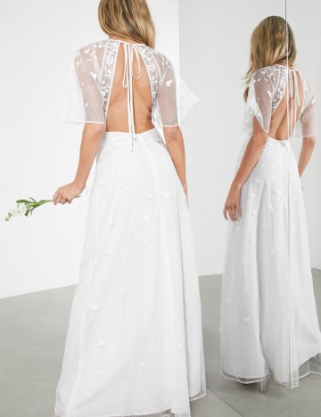 Rochie de ocazie și bridal ASOS, alb