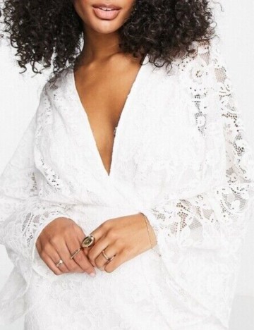 Rochie de ocazie și bridal ASOS, alb