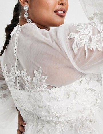 Rochie de ocazie și bridal ASOS, alb