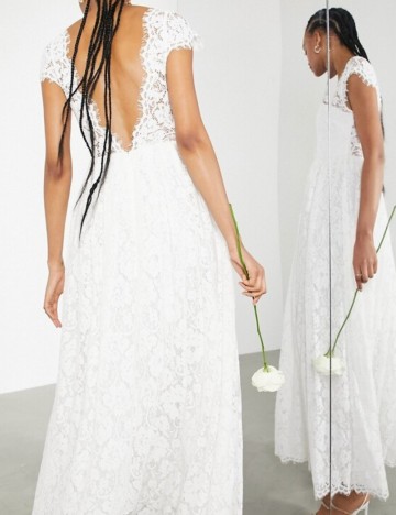 Rochie de ocazie ASOS, alb
