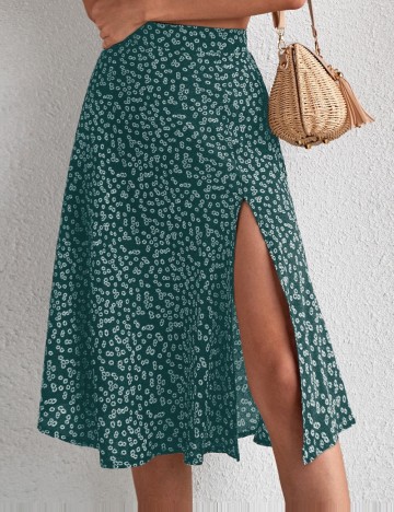 Fustă midi Shein, mix culori