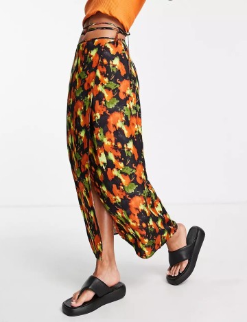 Fustă maxi Topshop, mix culori