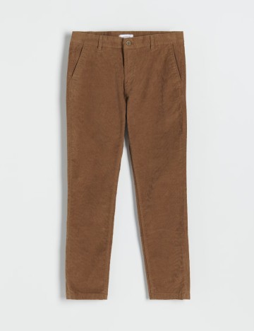 Pantaloni Casual RESERVED, maro