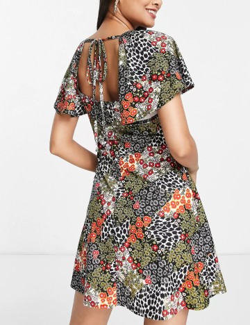 Rochie mini ASOS, mix culori