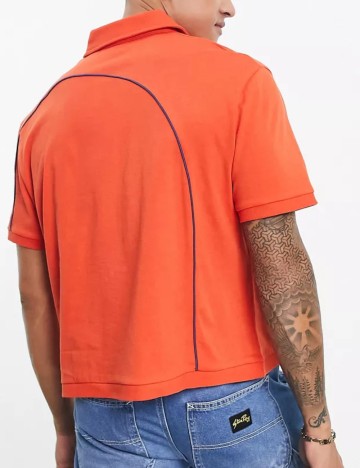 Tricou polo ASOS, portocaliu