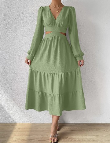 Rochie midi Shein, verde