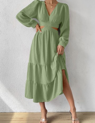 Rochie midi Shein, verde