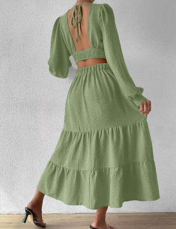 Rochie midi Shein, verde