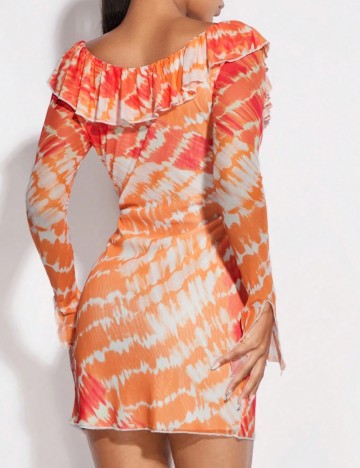 Rochie mini Shein, portocaliu