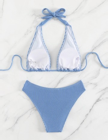 Costum de baie Shein, albastru