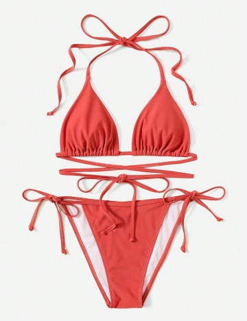 Costum de baie Shein, roz