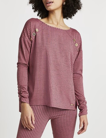 Bluză River Island, roz inchis