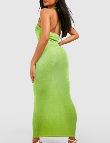 Rochie maxi Boohoo, verde