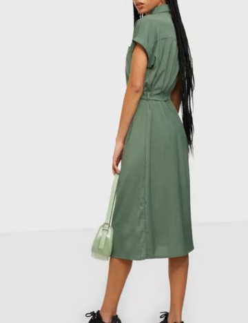 Rochie midi Only, verde