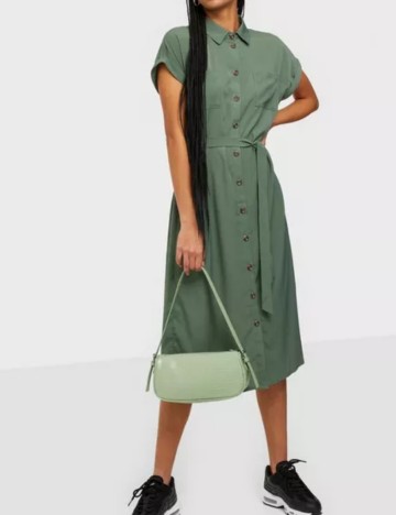 Rochie midi Only, verde