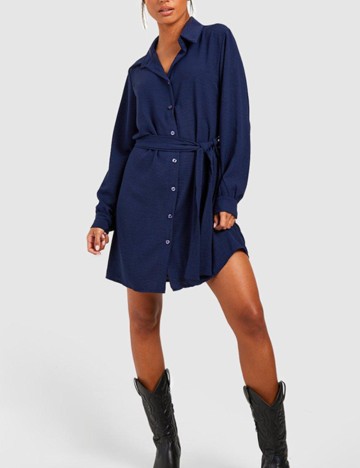 Rochie mini Boohoo, bleumarin
