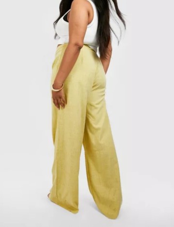 Pantaloni Boohoo, verde lime