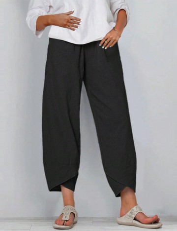 Pantaloni Shein Curve+, negru