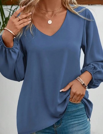 Cămașă Shein, albastru