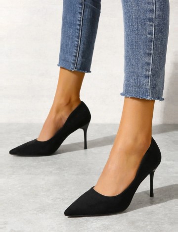 Pantofi cu toc Shein, negru