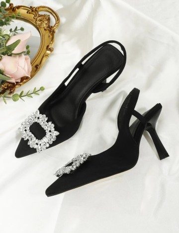Pantofi cu toc Shein, negru
