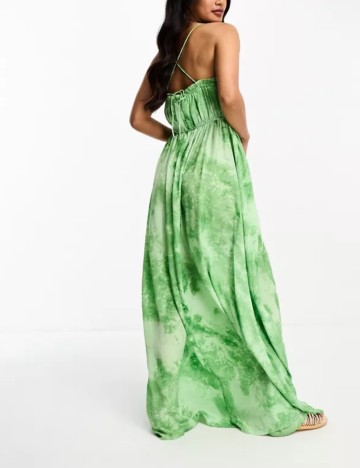 Rochie maxi ASOS, verde