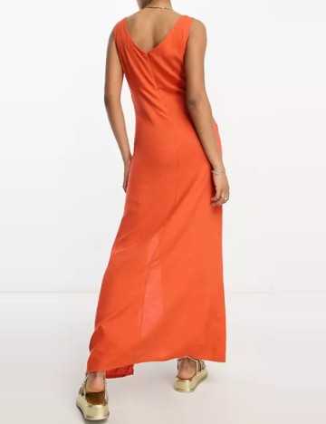 Rochie maxi ASOS, portocaliu
