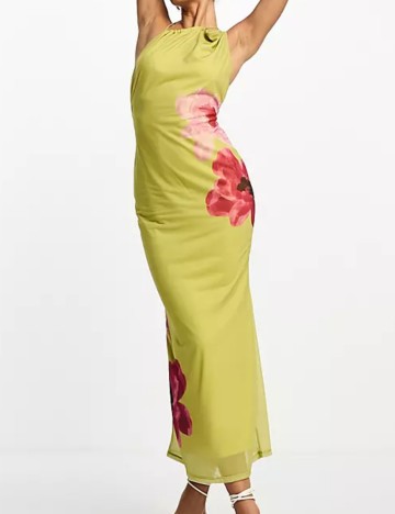 Rochie midi ASOS, mix culori