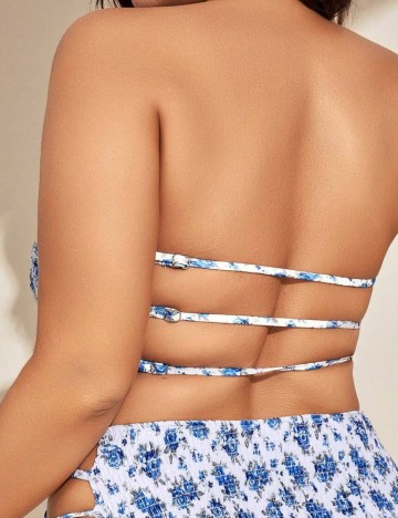 Bustieră de baie Shein Curve+, mix culori