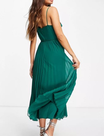 Rochie midi ASOS, verde