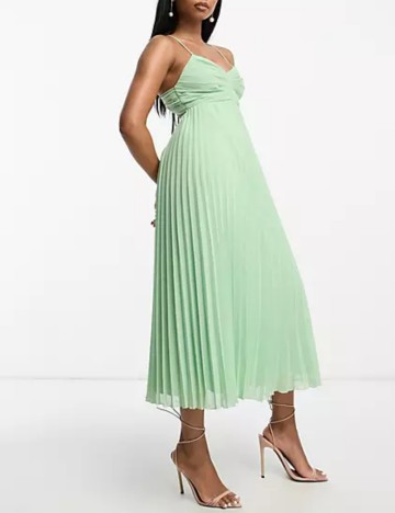 Rochie maxi ASOS, verde