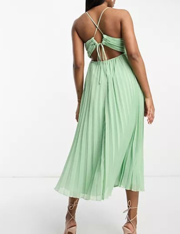Rochie maxi ASOS, verde