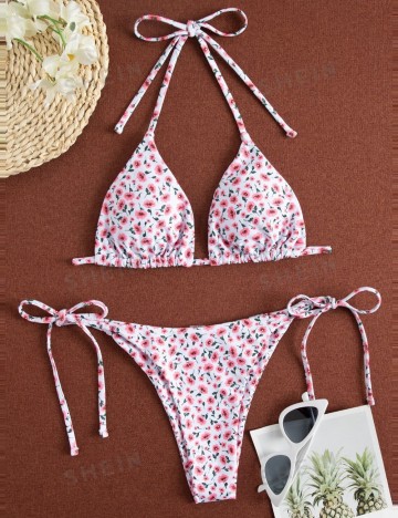Costum de baie Shein, mix culori