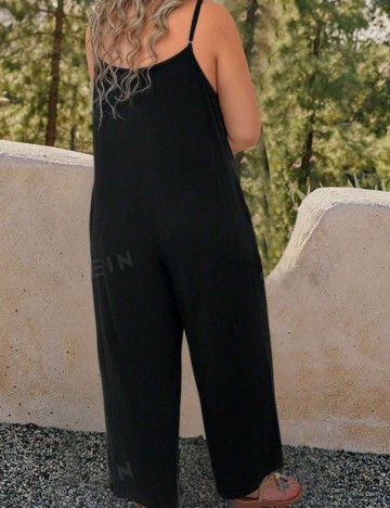 Salopetă lungă Shein Curve+, negru