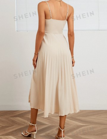 Rochie maxi Shein, crem