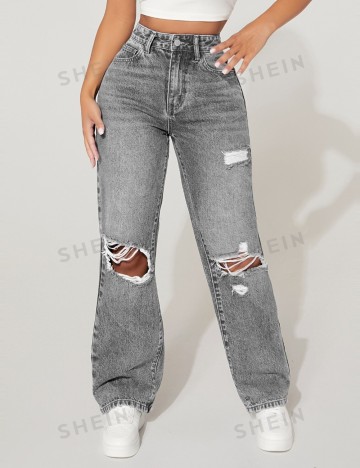 Jeans Shein, gri