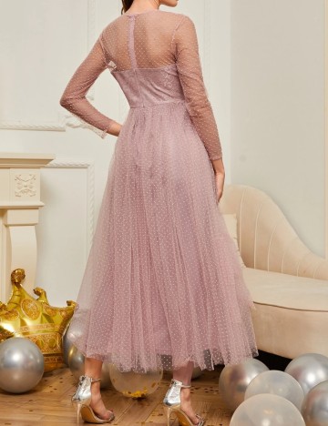Rochie midi Shein, roz