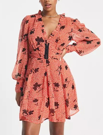 Rochie mini ASOS, mix culori