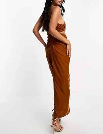 Rochie maxi ASOS, maro