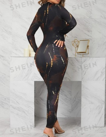 Rochie maxi Shein, mix culori