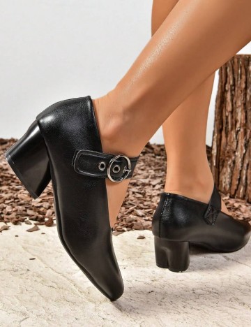 Pantofi cu toc Shein, negru