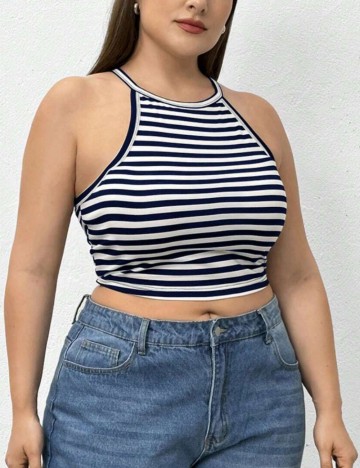 Top Shein Curve+, mix culori