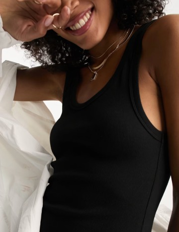 Rochie midi ASOS, negru