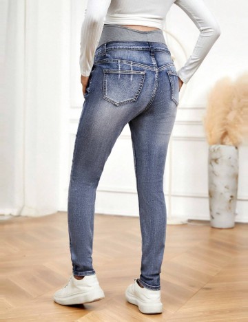 Jeans Shein, albastru