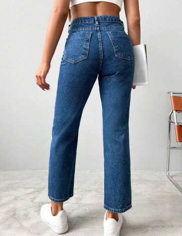 Jeans Shein, albastru