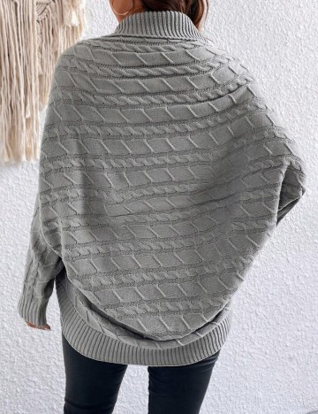 Cardigan Shein Curve+, gri