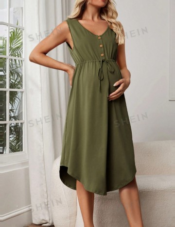 Rochie midi Shein, verde