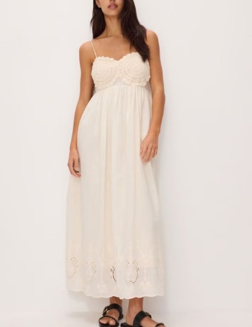 Rochie maxi RESERVED, crem